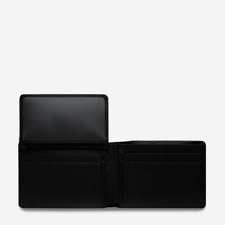 Status Anxiety Jonah Men's Leather Wallet Black