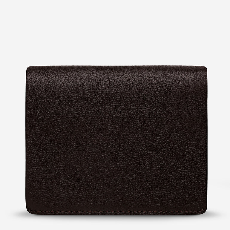 Status Anxiety Nathaniel Men's Leather Wallet Chocolate