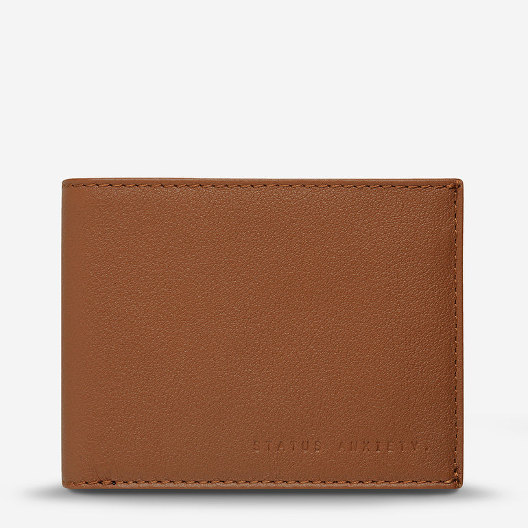 Status Anxiety Noah Men's Leather Wallet Camel